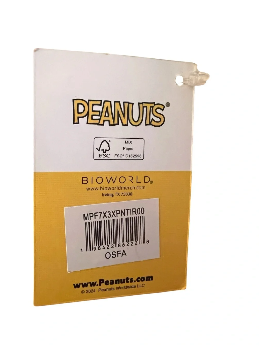 Peanuts by Bioworld adorable, NWT backpack with added outside front zip pocket